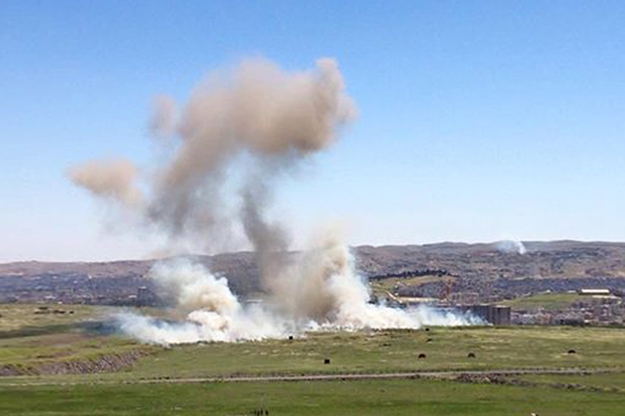 Şanlıurfa’da mühimmat deposu patladı Şanlıurfa’da mühimmat deposu patladı